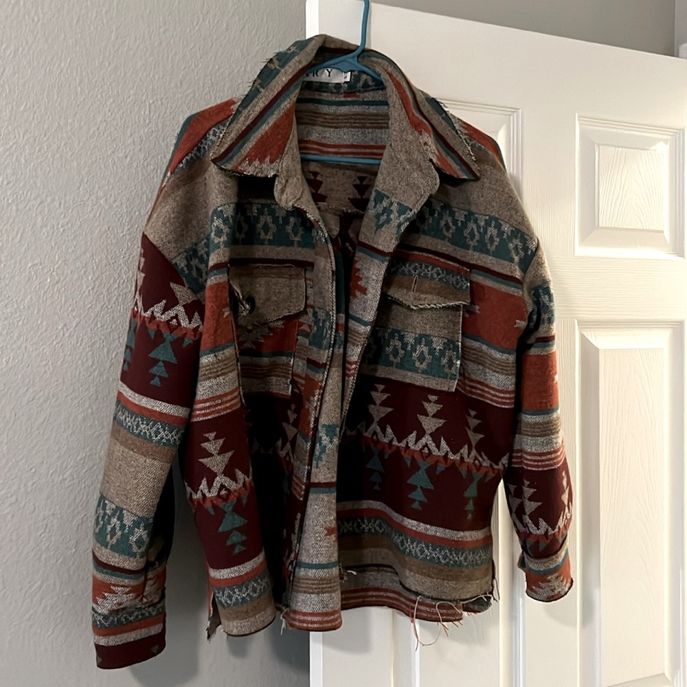 Aztec/Tribal Shacket